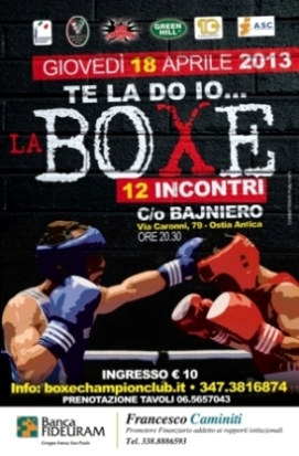 Al Bajniero la boxe è di casa con la Champion Club