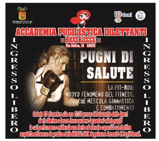 Pugni di salute con la Boxe Lecce