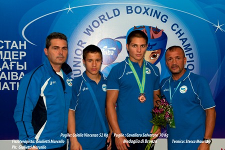 VI CAMPIONATI MONDIALI JUNIOR - Salvatore Cavallaro si conferma medaglia di bronzo nei 70 Kg.