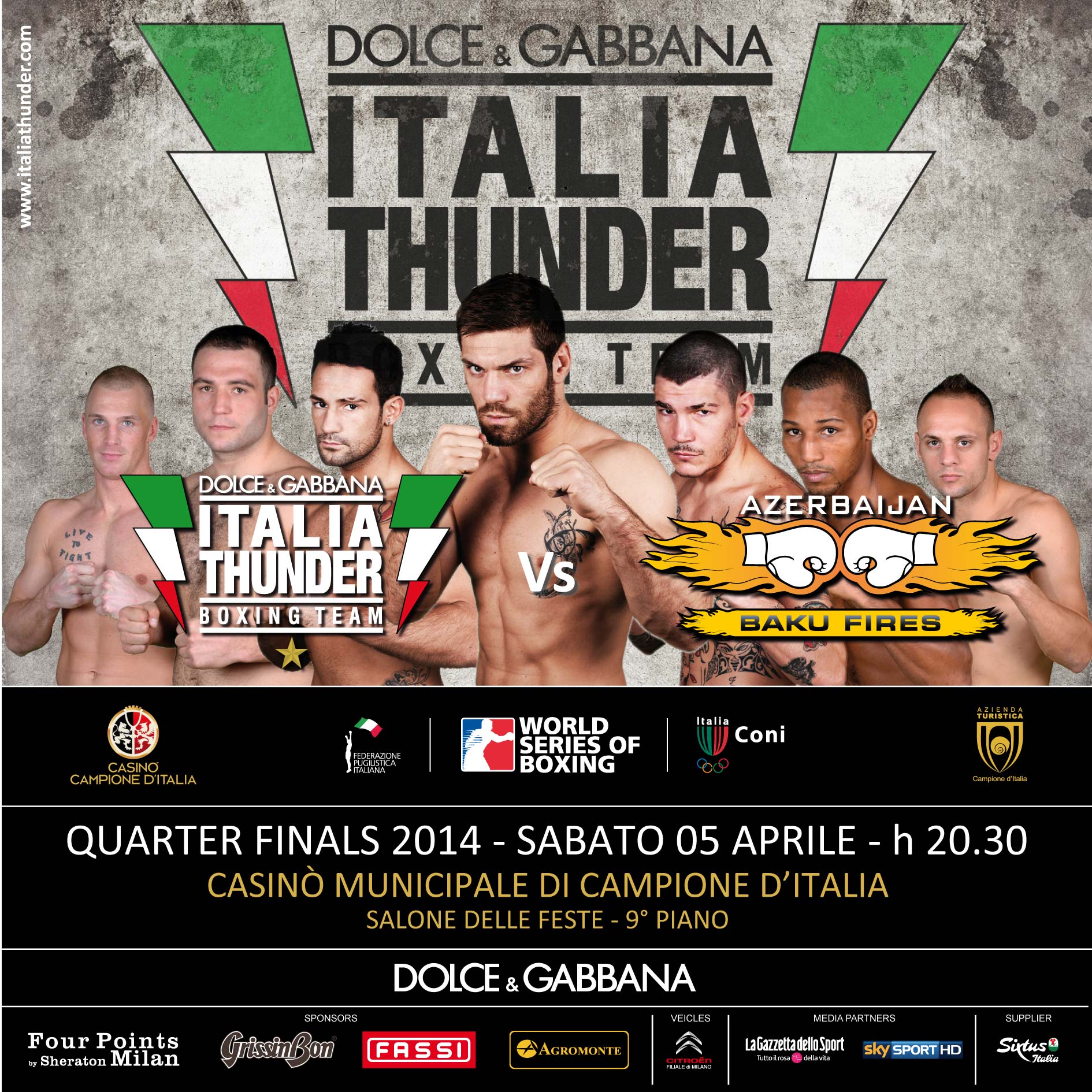 WSB 2013-14: La Thunder batte 4-1 Baku, ma non basta per passare alle semifinali