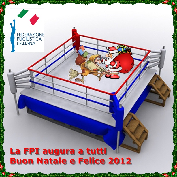 Tanti auguri di Buone Feste dalla Federazione Pugilistica Italiana