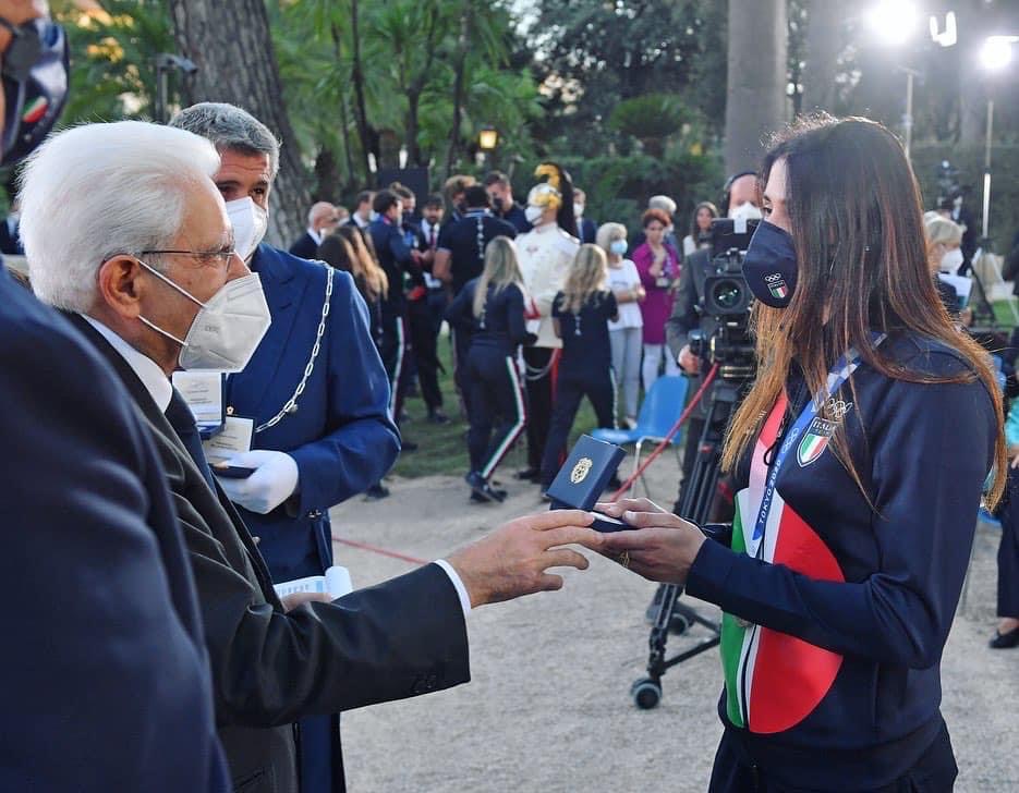 La nostra Irma Testa e tutti i medagliati olimpici e paralimpici Tokyo 2020 ricevuti da Mattarella e Draghi.