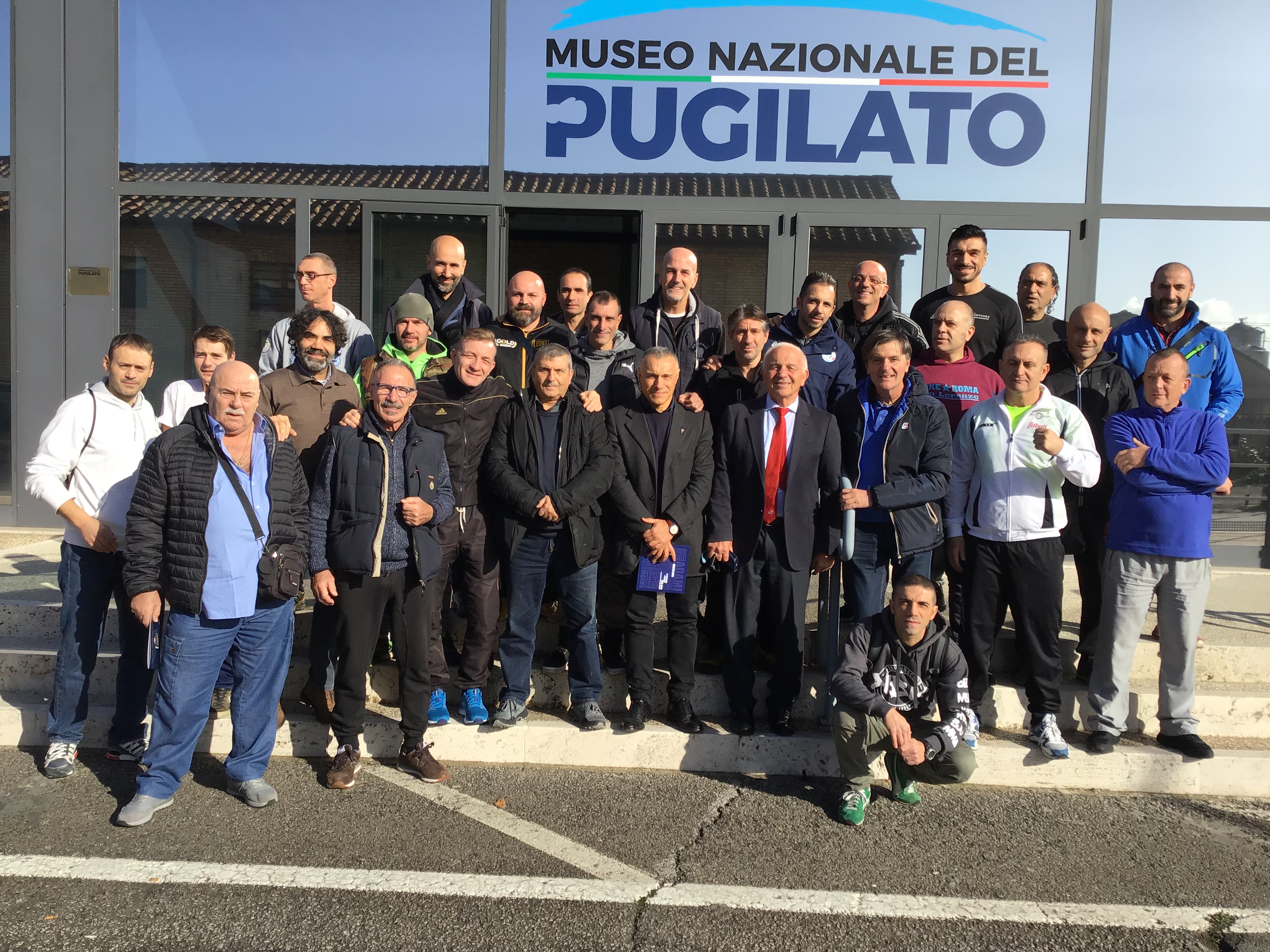 Visita al Museo Nazionale Pugilato per i partecipanti al Corso per Maestri di 1° Livello 