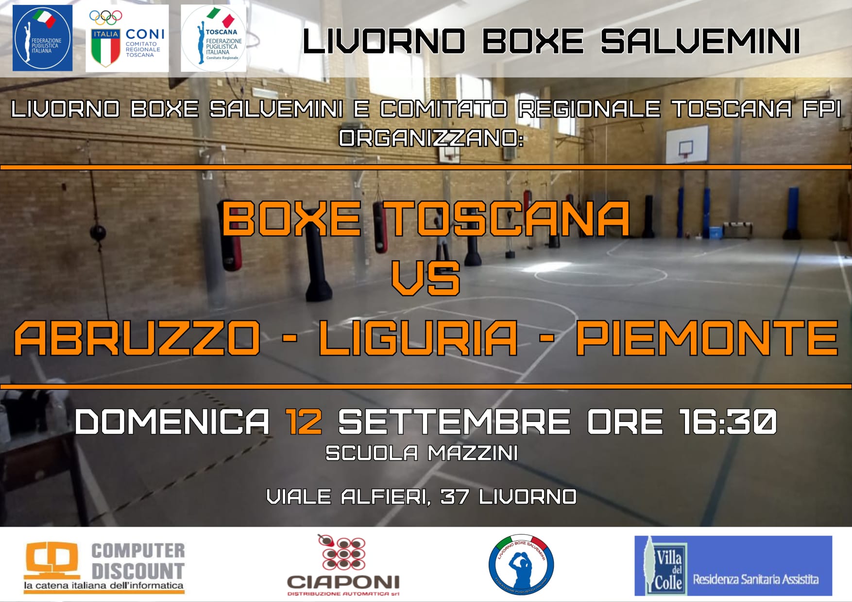 Il 12 Settembre a Livorno Sfida AOB tra Team Toscana e una Mista Abruzzo-Liguria-Piemonte 