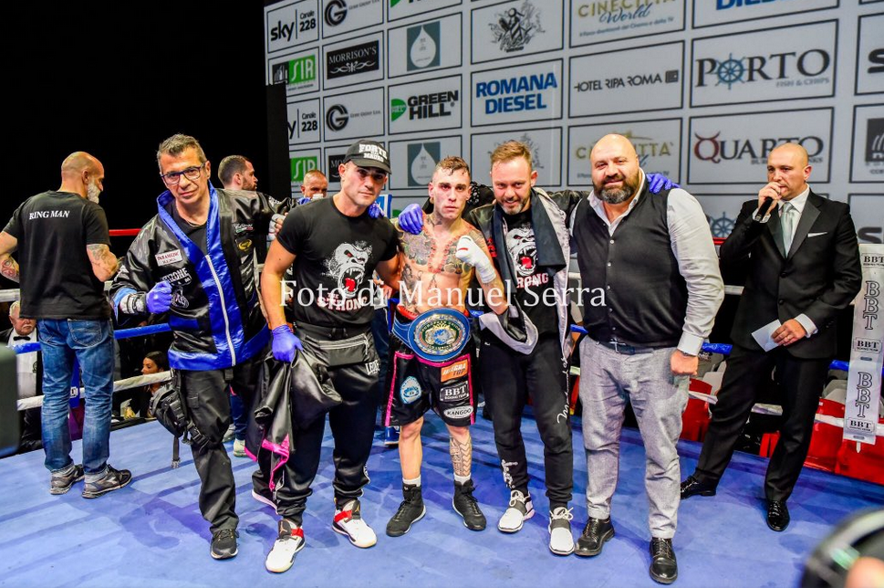 Mauro Forte Nuovo Campione UE dei PIUMA #ProBoxe 