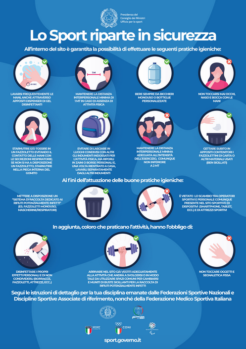 EMERGENZA COVID -19: Linee guida per l'attività sportiva di base e l'attività motoria 