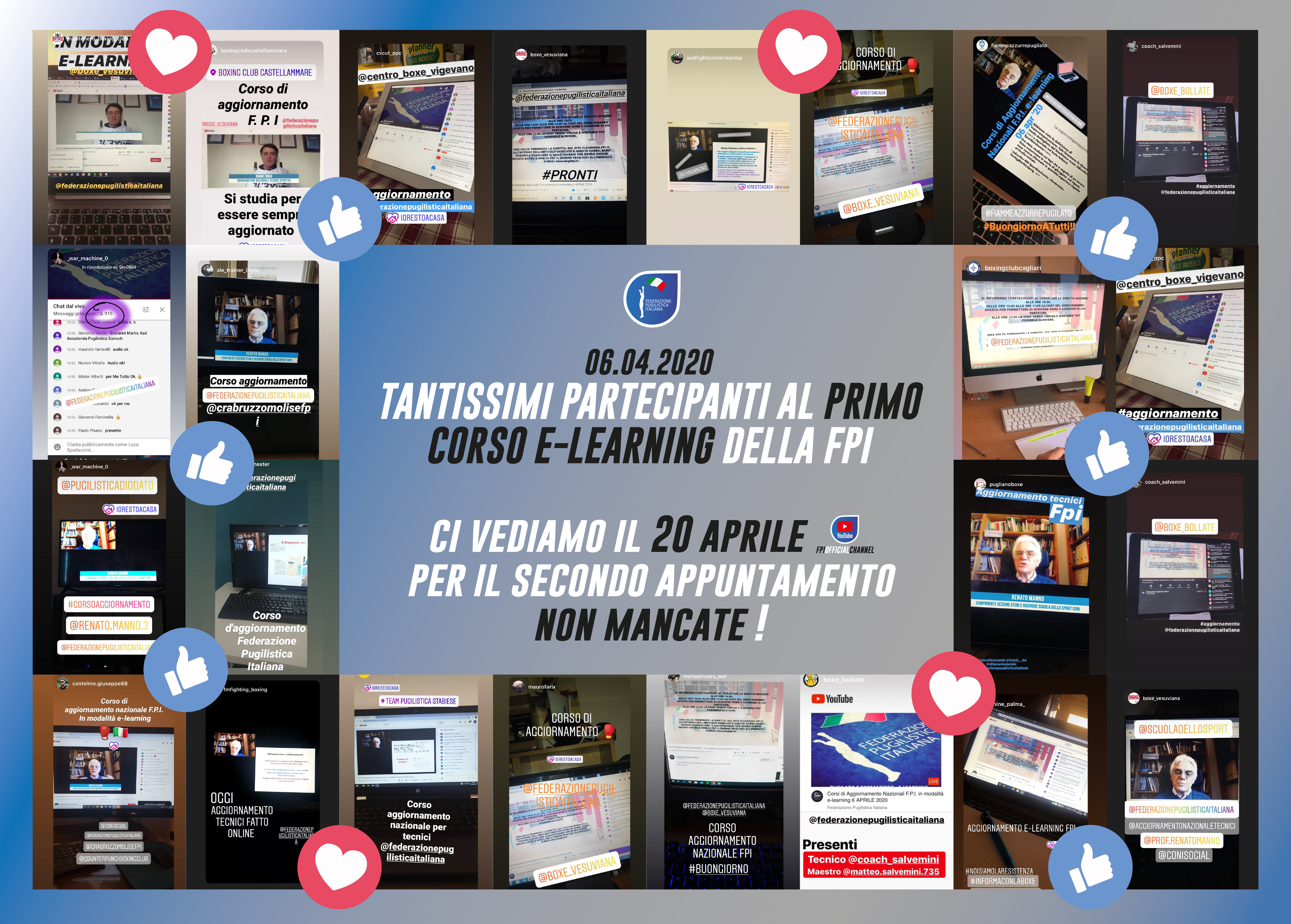 Il 20 Aprile H 16.30 2° Corso di Aggiornamento tecnici E-Learning - INFO ISCRIZIONE - TERMINE ULTIMO 17 APRILE