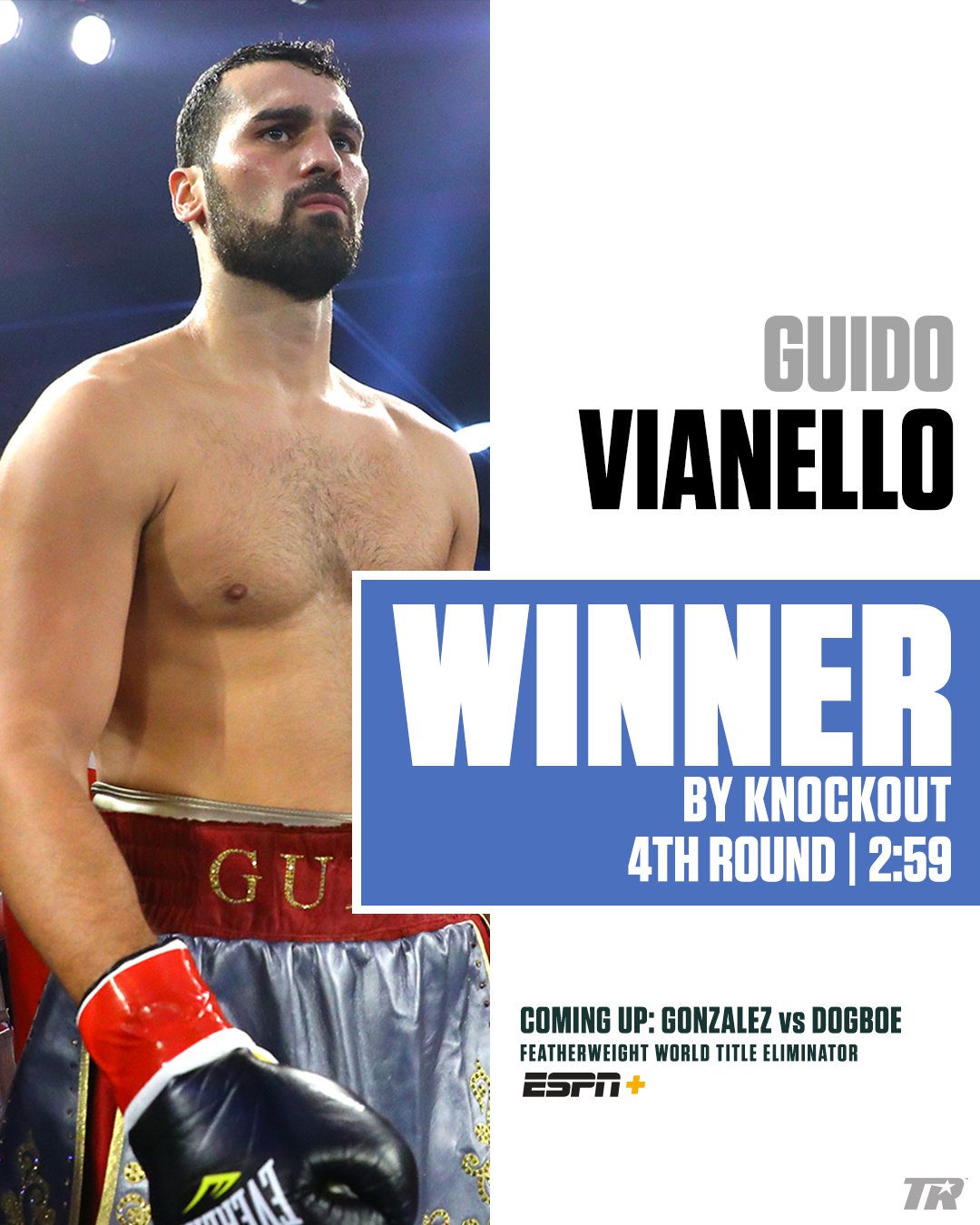 Nono successo da Pro per Guido "The Gladiator" Vianello 