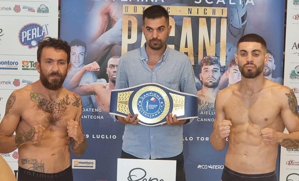 Pagani Boxing Night - TUTTO PRONTO PER LA SFIDA PER IL Titolo Italiano Supergallo La Femina vs Scalia -LIVESTREAMING YOUTUBE FPIOFFICIALCHANNEL