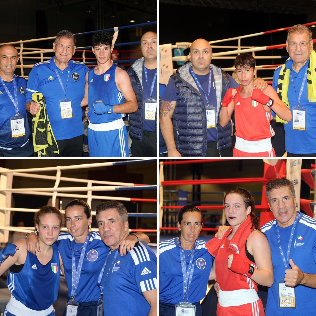 Europei Junior M/F Montesilvano 2022:  DAY 2 - Poker di vittorie per l'Italia Boxing Team 