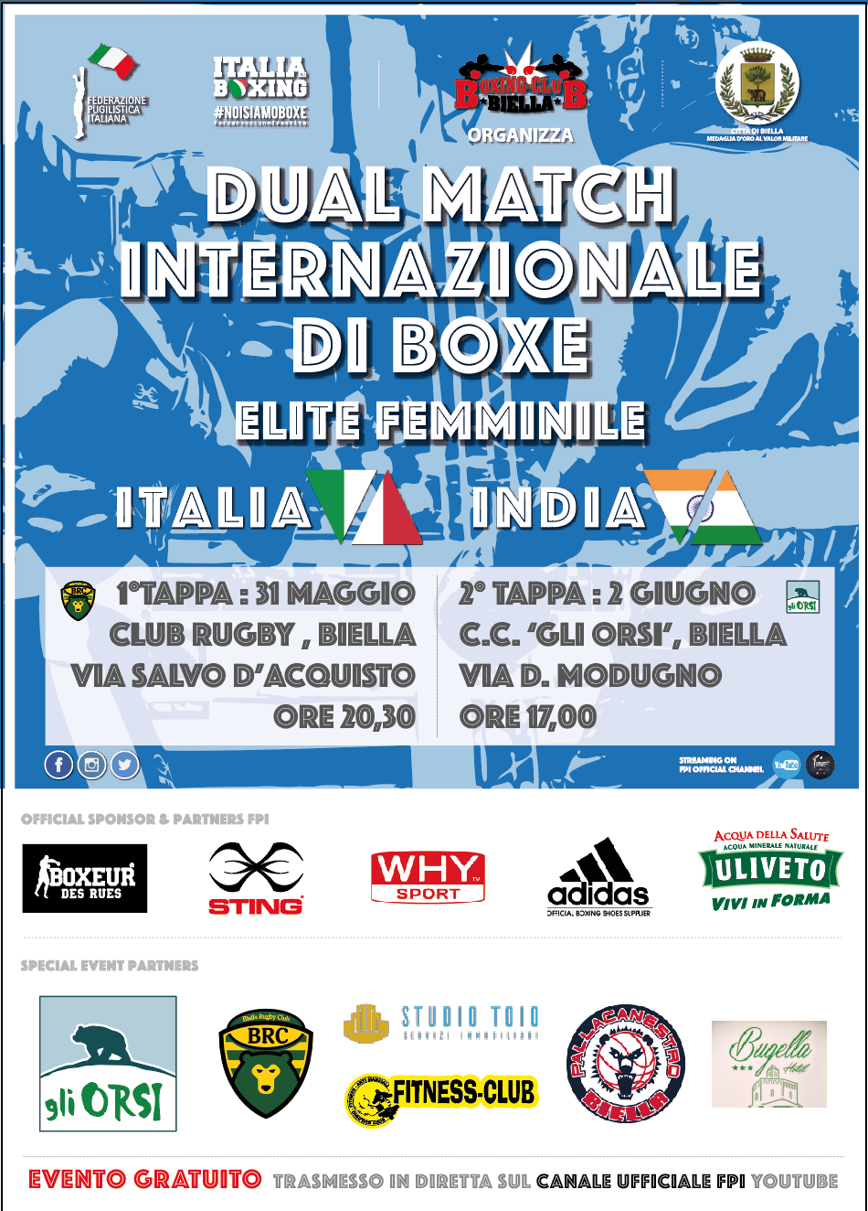 11 le azzurre per la Doppia sfida di Biella contro l'India (31/5 - 2/6) 