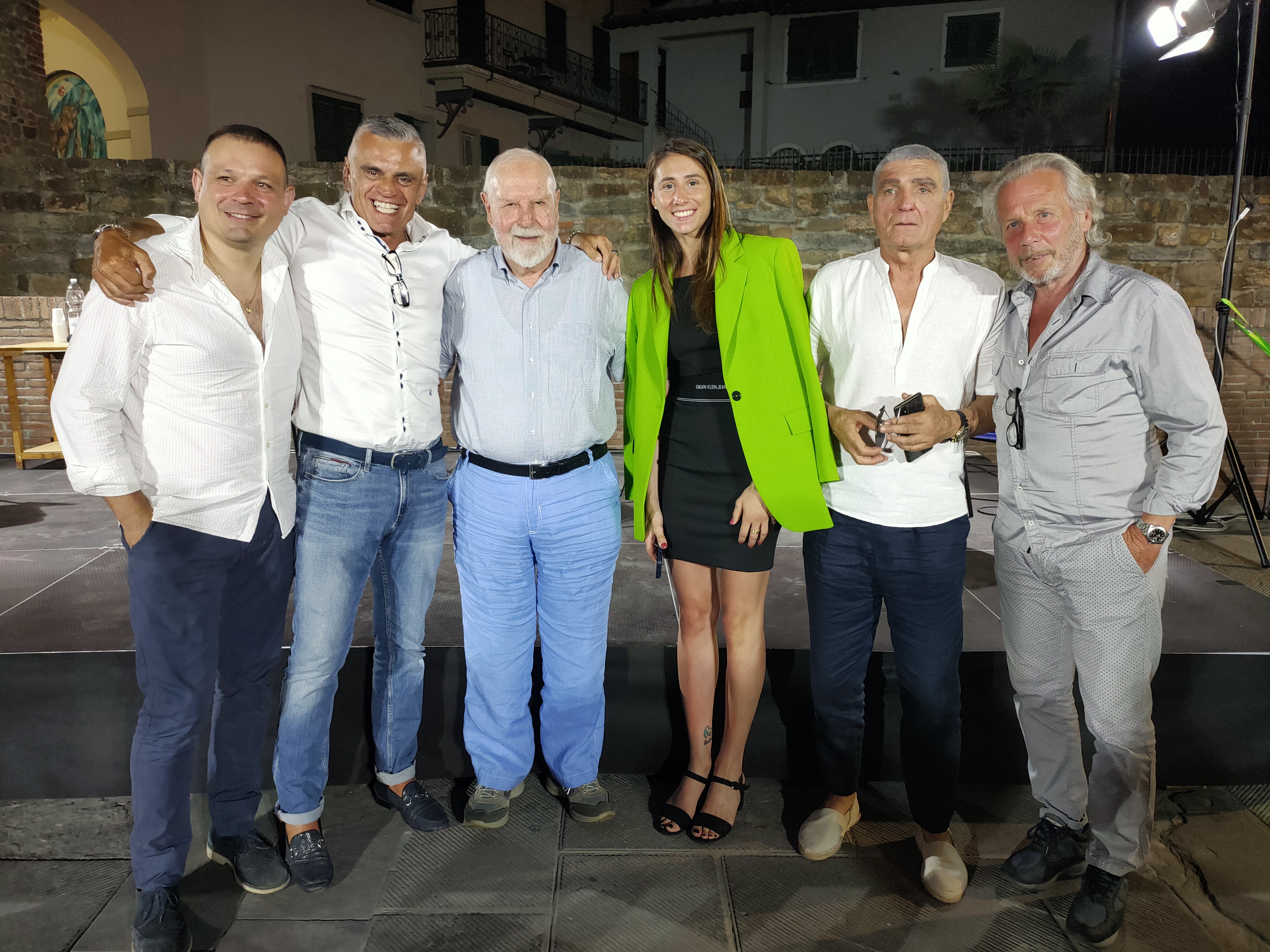 I Campioni/Ambassador FPI Irma Testa e Patrizio Oliva chiudono Giugno Sport 2022 a San Giovanni Valdarno.