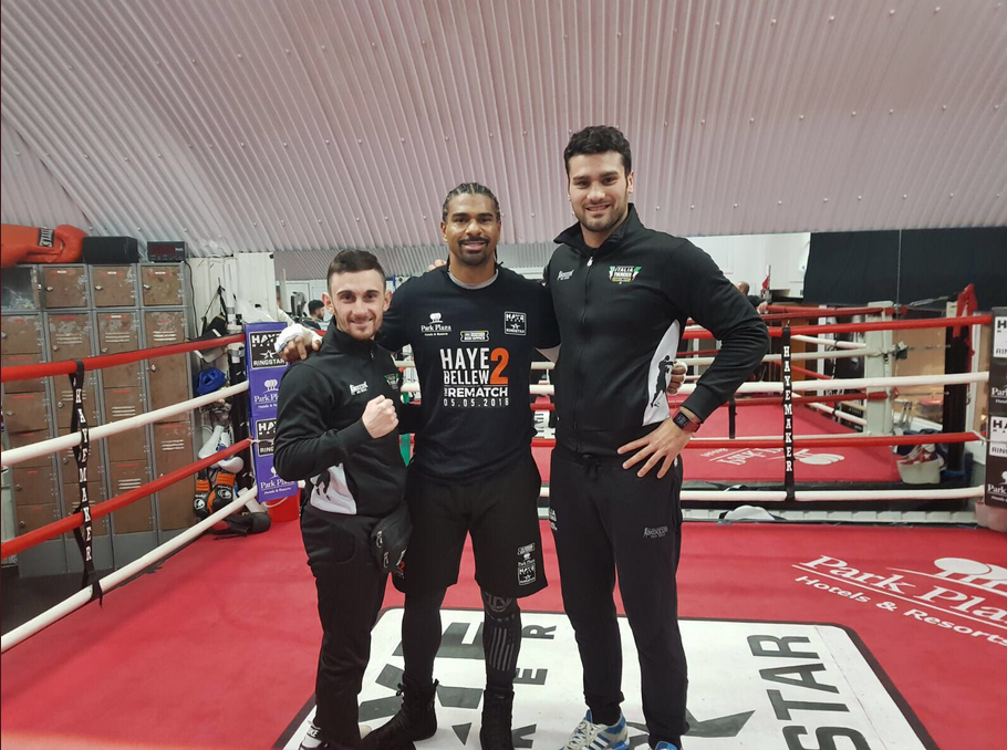 Vianello in allenamento a Londra presso al Palestra di David Haye #WSB8 