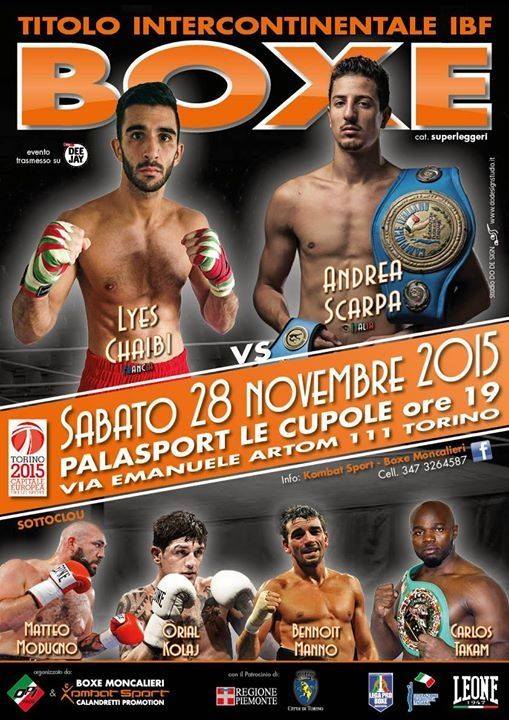 #LegaProBoxe - Pesi Ufficiali Scarpa vs Chaibi