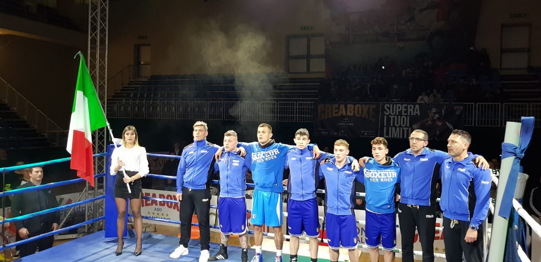 Azzurri ELITE battono 4-2 la Francia a Lanciano #ITABOXING