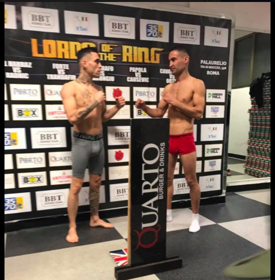 DOmani al PalAurelio di Roma l'evento BBT Lords of the Ring - Oggi il peso Ufficiale #ProBoxing